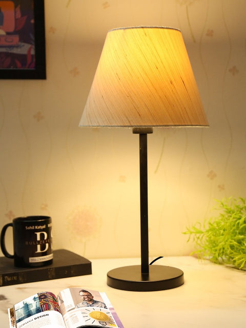BTR CRAFTS Black Metal Table Lamp (Bulb not Included)