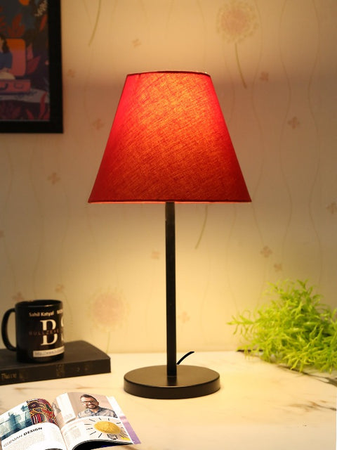 BTR CRAFTS Black Metal Table Lamp (Bulb not Included)