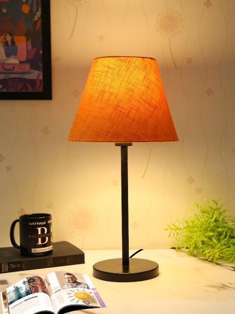 BTR CRAFTS Black Metal Table Lamp (Bulb not Included)