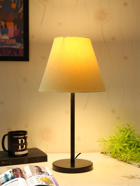 BTR CRAFTS Black Metal Table Lamp (Bulb not Included)
