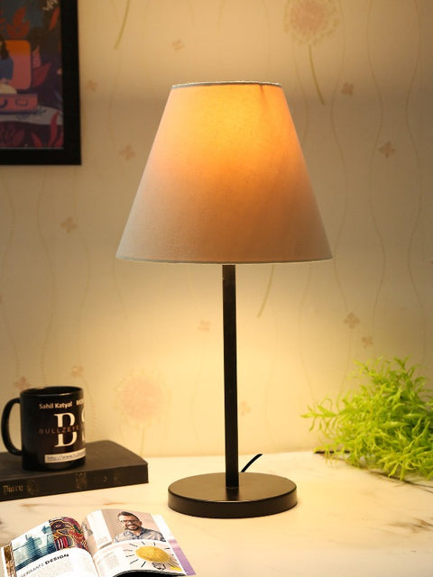 BTR CRAFTS Black Metal Table Lamp (Bulb not Included)