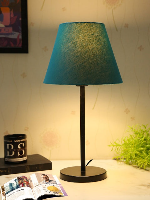 BTR CRAFTS Black Metal Table Lamp (Bulb not Included)
