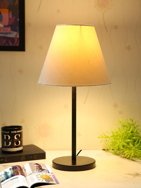 BTR CRAFTS Black Metal Table Lamp (Bulb not Included)
