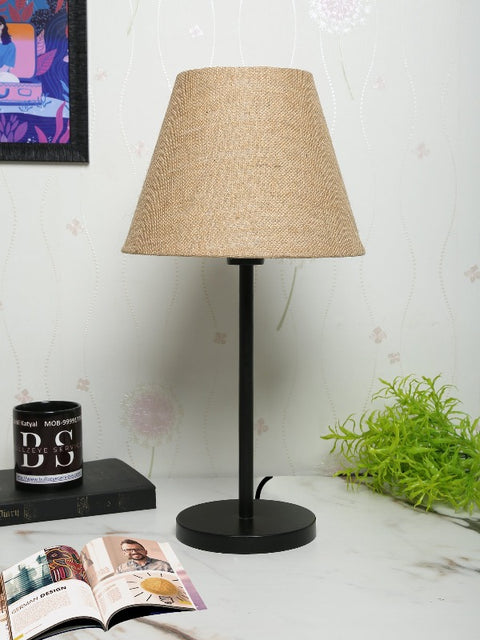 BTR CRAFTS Black Metal Table Lamp (Bulb not Included)