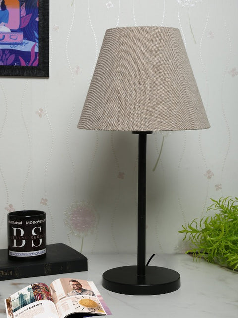 BTR CRAFTS Black Metal Table Lamp (Bulb not Included)