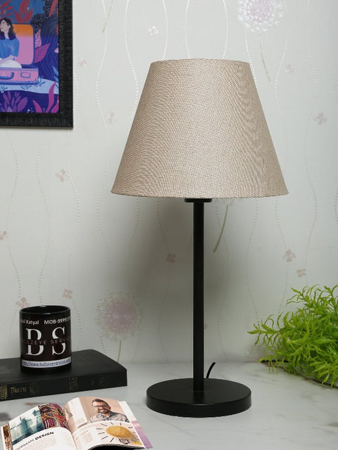 BTR CRAFTS Black Metal Table Lamp (Bulb not Included)