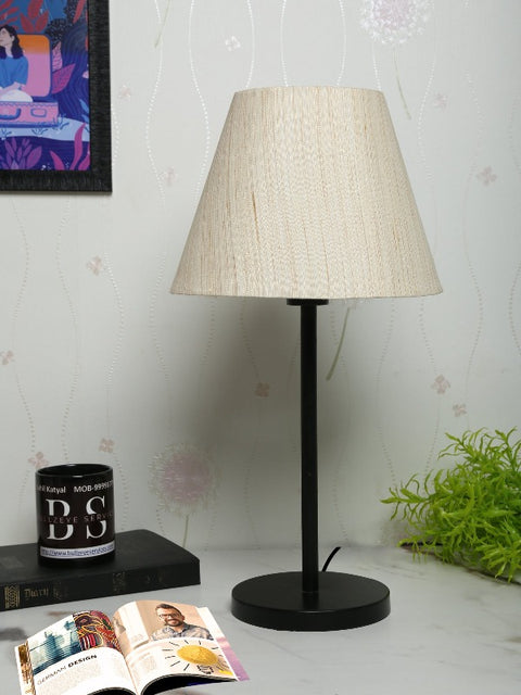 BTR CRAFTS Black Metal Table Lamp (Bulb not Included)