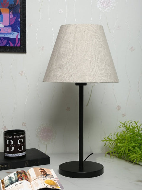 BTR CRAFTS Black Metal Table Lamp (Bulb not Included)