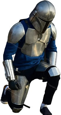 Din Djarin Mandalorian Steel Armour suit