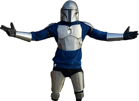 Din Djarin Mandalorian Steel Armour suit