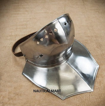 Plate Armour Gorget with Articulated Bevor