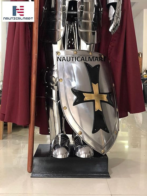 Medieval Knight Battle Ready Suit of Armor Reenactment Wearable