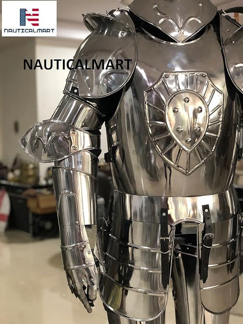 Medieval Knight Battle Ready Suit of Armor Reenactment Wearable