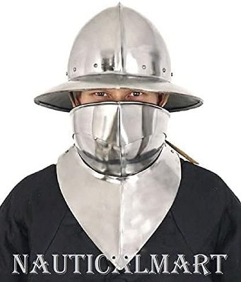 Armor Helmet with Gorget and Bevor