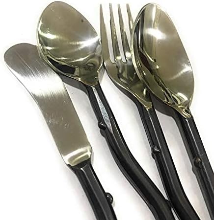 Stem Design Handle Silverware Cutlery Set