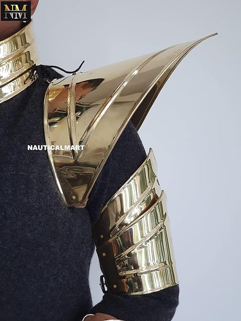 Burning Man Holographic Gold Finish Armor