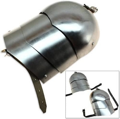 Medieval Pauldron Set Pair Plate Armor Carbon Steel Real Adult Size