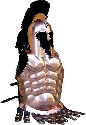 Armor Cuirass Copper Plated with Helmet