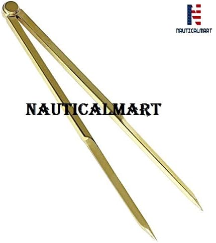 Navigation Compass Brass Divider with Steel Needle Points (Design 3)