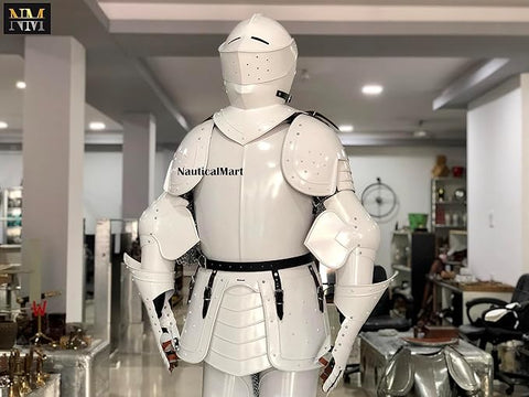 White Knight Wearable Medieval Suit of Armor