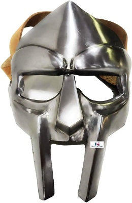 MF Doom Rapper Steel Gladiator Hand Made Helmet