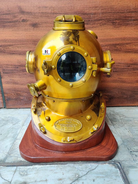 Antique Scuba Diving Divers Helmet