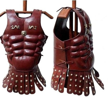 Leather Greek Muscle Armor Cuirass