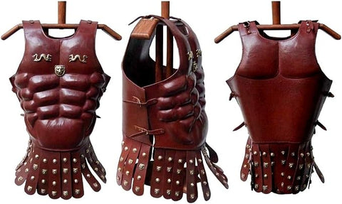 Leather Greek Muscle Armor Cuirass