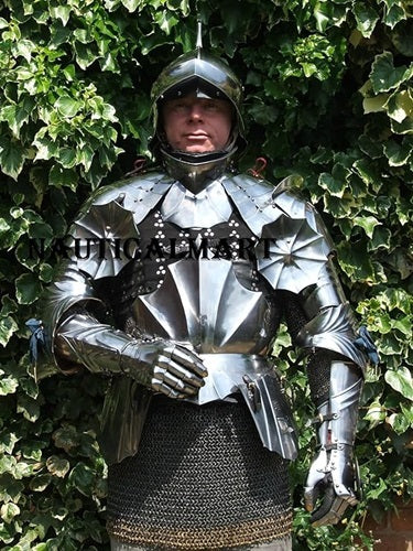 Half Medieval Armor Knight Wearable Suit Of Armor