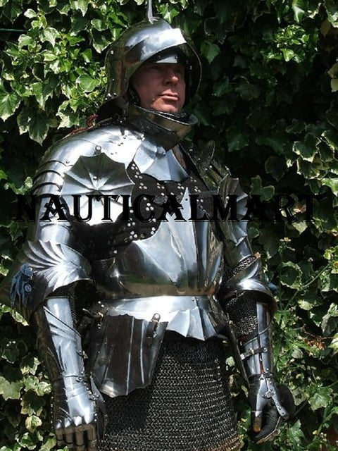 Half Medieval Armor Knight Wearable Suit Of Armor
