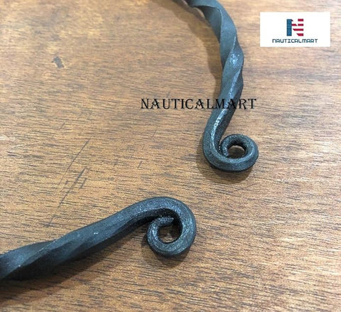 NauticalMart Handmade Iron Viking Warrior Torc Necklace