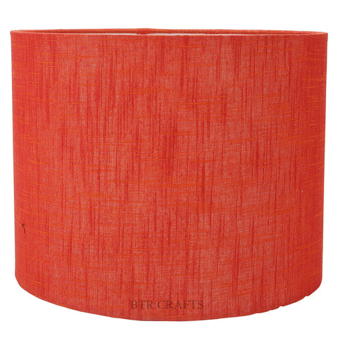 10" Inches, Drum Lamp Shade, Cotton Fabric.