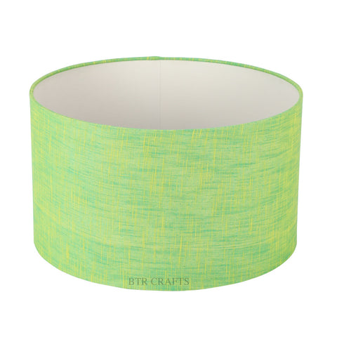 14" Inches, Drum Lamp Shade, Cotton Fabric,