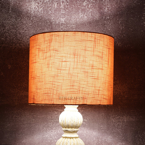 10" Inches, Drum Lamp Shade, Cotton Fabric.