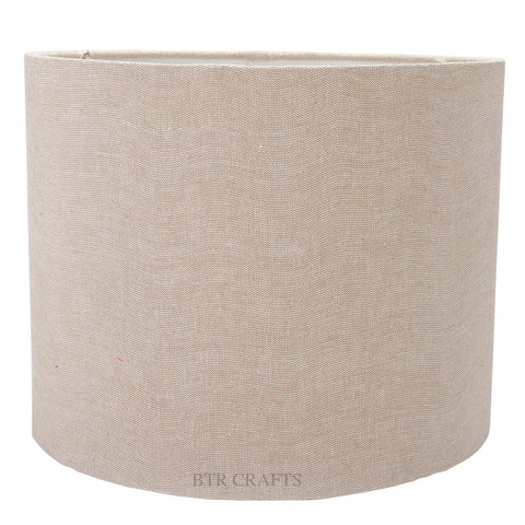 10" Inches, Drum Lamp Shade, Cotton Fabric.