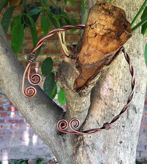 NauticalMart Medieval Braided Torc Necklace Hand Forged Iron Viking Torc