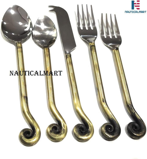 Treble Clef Flatware Set Stainless Steel Utensils Knife/Fork/Spoons Cutlery