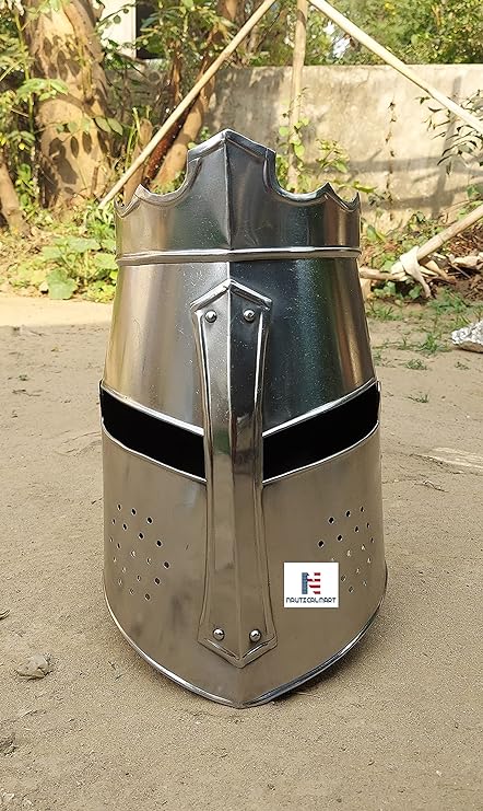 Crusader Great Helm Medieval Knights Templar Helmet