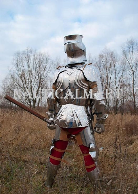 German Gothic Suit Of Armor Combat Body Armour