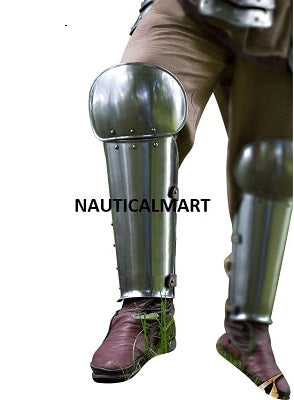 Medieval LARP Enclosed Leg Protectors Greaves