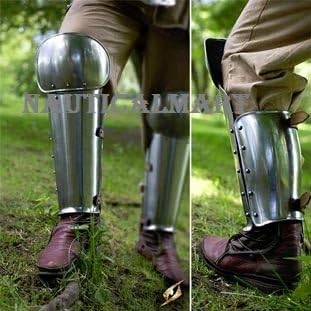 Medieval LARP Enclosed Leg Protectors Greaves