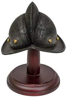 Medieval Roman Greek Mini Armor Helmet W/Wooden Stand