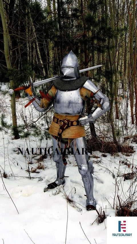 German Gothic Suit of Armor Medieval Pikeman Suit