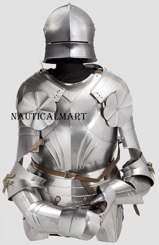 Medieval Reenactment Gothic Half Suit of Armor