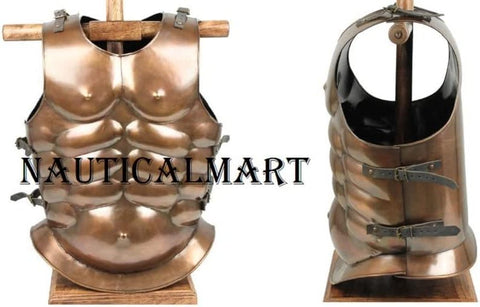 Medieval Muscle Armor Breastplate in Antique Finish