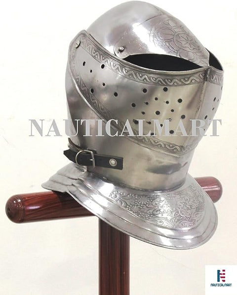 16th Century Spanish Medieval Closed Helmet