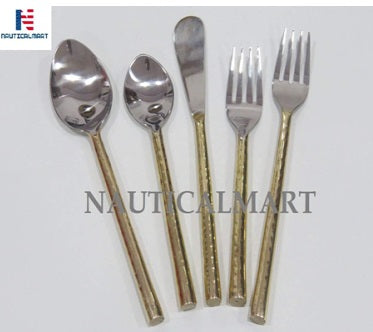 Brass Sundundance Design Flatware Set