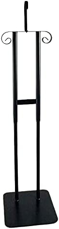 38 inch Tall Adjustable Armor Display Stand Black