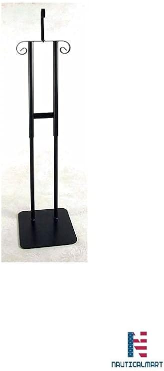 38 inch Tall Adjustable Armor Display Stand Black