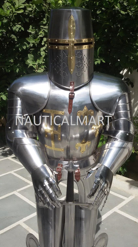 17th Century Crusader Suit of Armor Full Body Armour